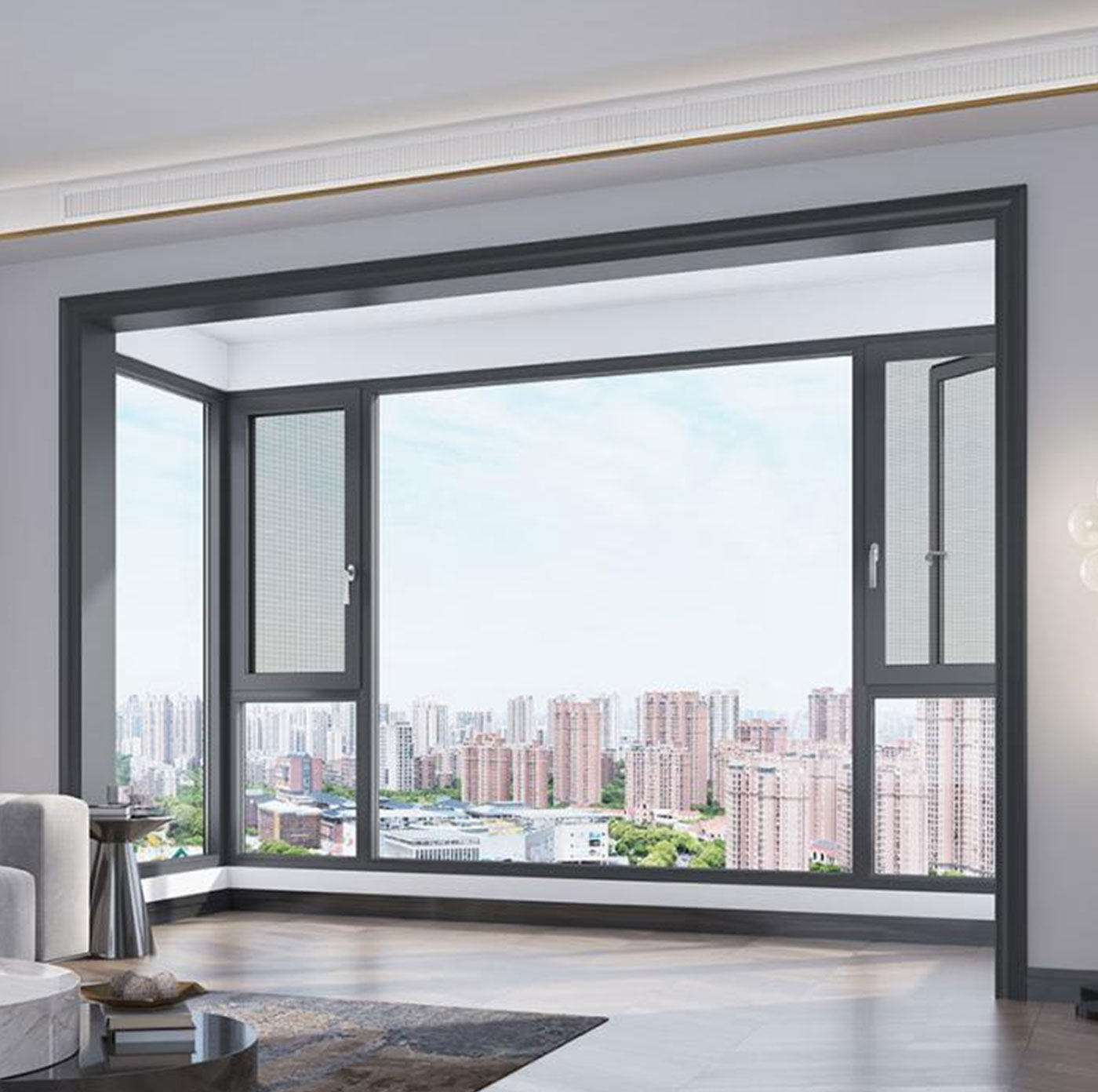 Glass Screen with Accessories